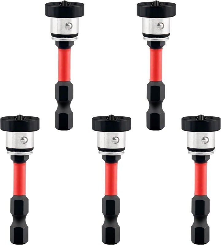 Trockenbau Bit Set, 1/4" Sechskantschaft Magnetisch mit Tiefenanschlag, Rigips Bit für Versenken von Schnellbauschrauben...