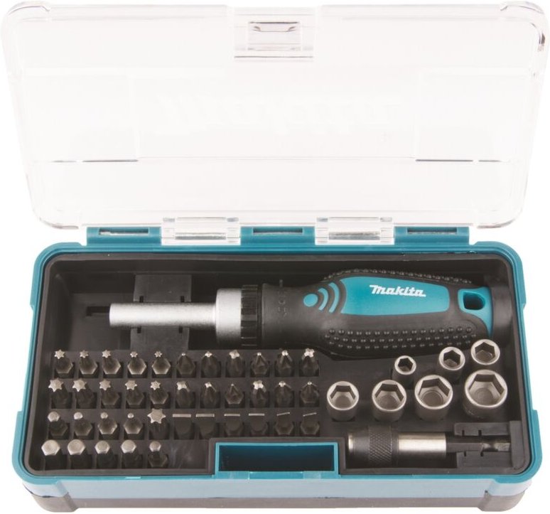 Makita Bitset/Steckschlüsselsatz, 47-tlg (B-36170)