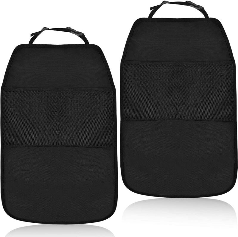 2-teiliger Auto-Rücksitzschutz, Auto-Organizer mit 2 Taschen, Rücksitzbezug zum Schutz vor Kratzern, Feuchtigkeit und Sc...