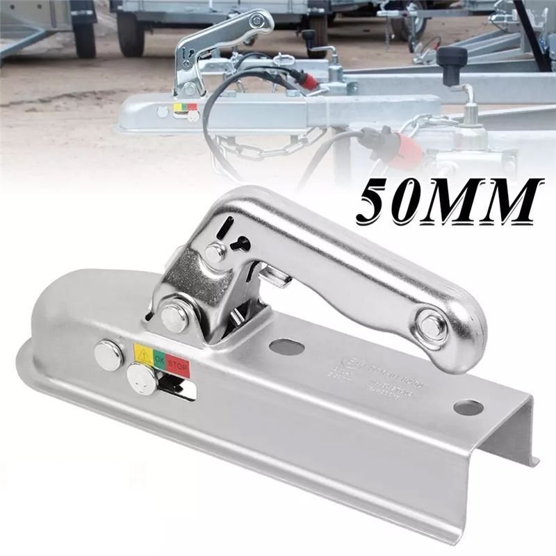 Anhängerkupplung 50mm Stahlblech für Ungebremste Anhänger 800kg Anhängerkupplung Anhängekupplung Halterung