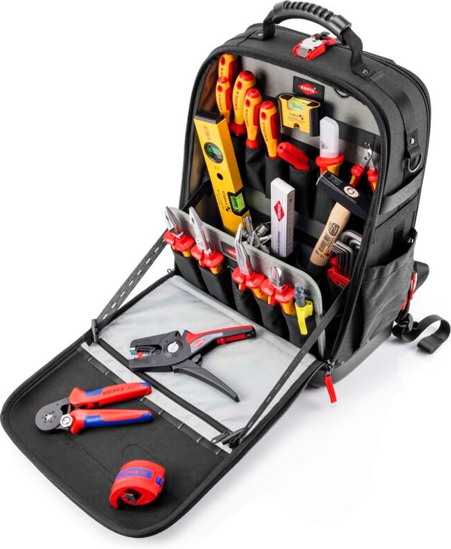 Knipex - Werkzeugrucksack Modular X18 Elektro 22-tlg., 530 mm