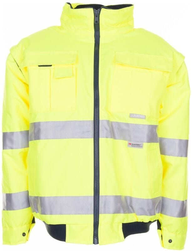 Planam Warnschutz Pilotenjacke uni Gr. L gelb
