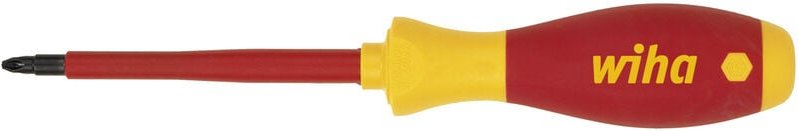 Toolland - Wiha Schraubendreher SoftFinish® electric Pozidriv PZ1 x 80 mm (00878)