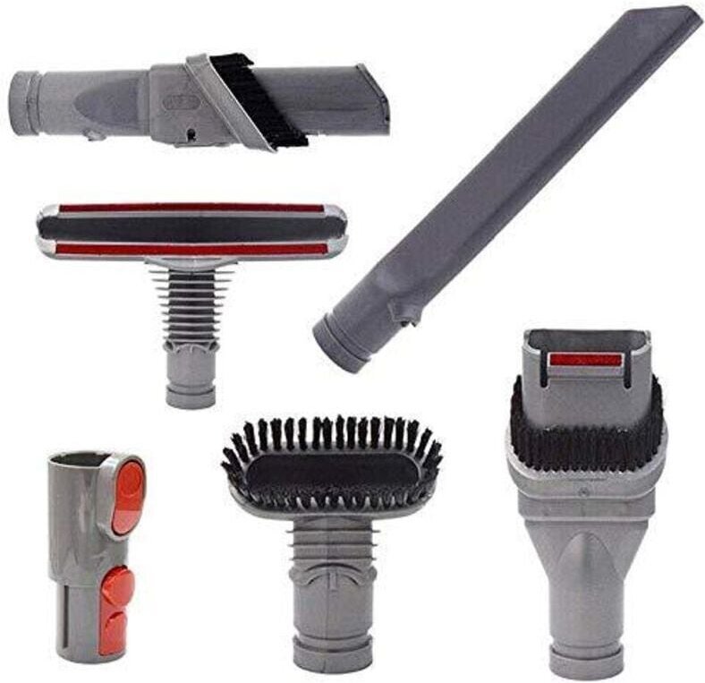 Ersatzteile für Staubsauger der Modelle V8 und V10, Bürstenanschluss, Reinigungsadapter, 6 Stück