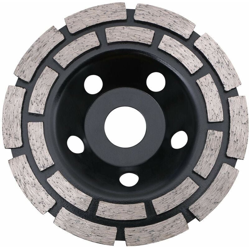 Disque Diamant, Diamant à Meuler 125 mm à Meuler le Béton, Meule Diamantée Universelle pour Poncer Béton, Pierre, Granit...