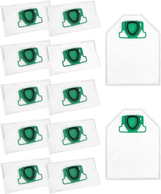 12-teiliges Staubsaugerbeutel-Set, kompatibel mit Vorwerk Kobold VK200 FP200, Ersatzstaubbeutel-Zubehör für VK 200 FP 20...