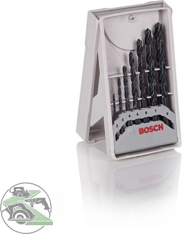 Bosch - Metallbohrer-Set 7tlg. hss-r DIN338 Bohrersatz Spiralbohrer 2607017036