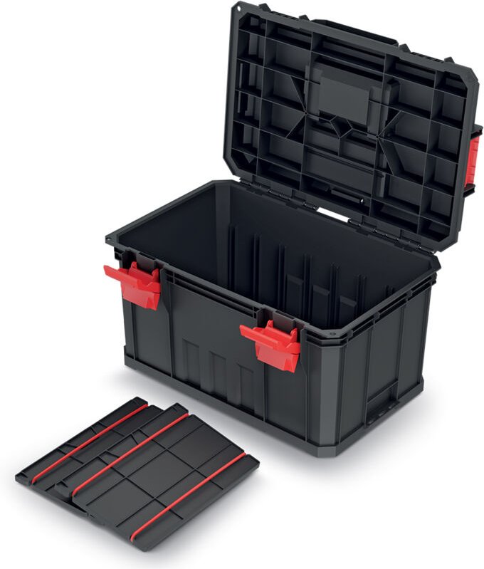 Profi-Werkzeugkoffer mit Kunststoff-Unterteilungen dede, 530 x 355 x 310 mm