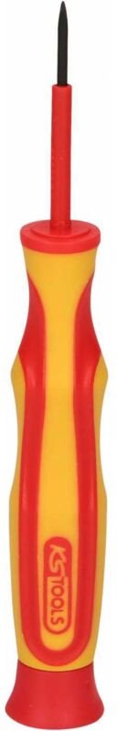 KS Tools Isolierter Präzisions-Schlitz-Schraubendreher, 2,0mm