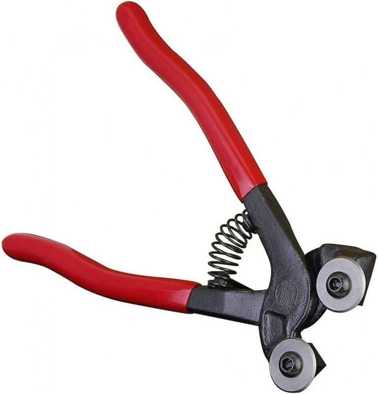 BEBUSINGOTO Glasschneiderzange, Mosaikzange 20 x 2,2 cm, langlebig für Glas, Fliesen, Keramik, Heimwerker, Mosaik-Arbeit...