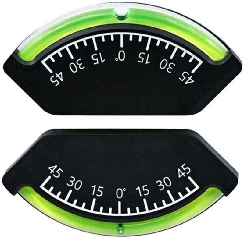 Livella a bolla per camper (confezione da 2), inclinometro per auto, livella a bolla per rimorchio