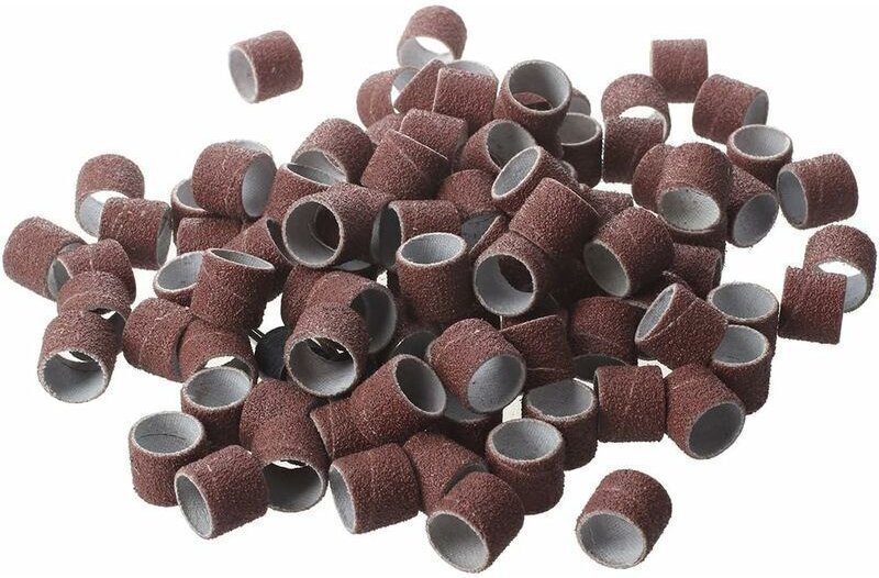 BET Schleifbänder – 100-teiliges 1/2"-Set mit Schleifbändern und Trommeldorn für Dremel-Rotationswerkzeuge