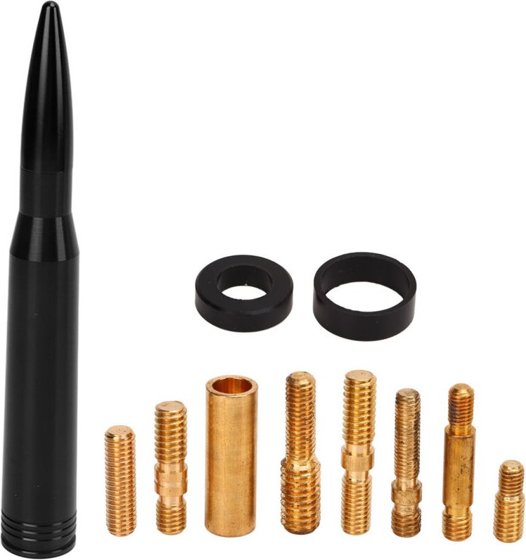 Aramox Auto Allgemeine Modifizierte Antenne Dachantenne und andere blaue Antennen (Schwarz)