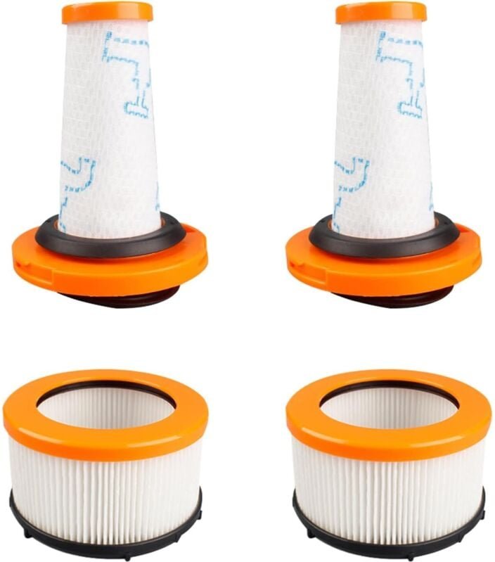 Vorfilter + 2 Ersatz-Motorfilter für Akkustaubsauger Rowenta X-Force Flex 9.60 und Rowenta X-Nano ESSENTIAL, Ersatzzubeh...