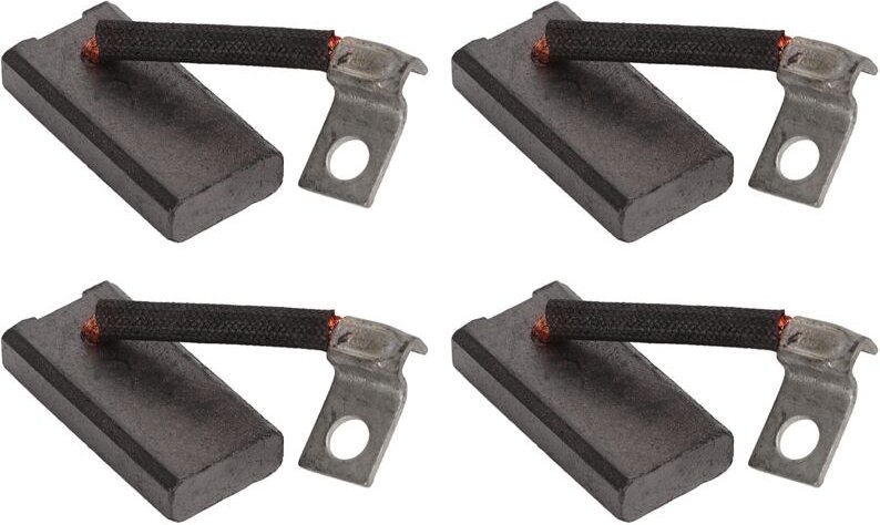 ZJchao Starterbürsten, 81‑81200 Metall ABS 4 Stück Generatorbürsten Generatorbürstenhalter-Kit für Holzkohle.