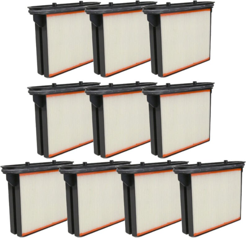 Trade-Shop Ersatzfilter Feinstaubfilter Faltenkassette Faltenfilter Nassfilter passend für Bosch Gas 25, gas 50 und gas ...