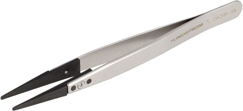 Lindström tl 2ACFR-SA esd Pinzette 2ACF Flach-rund 130 mm