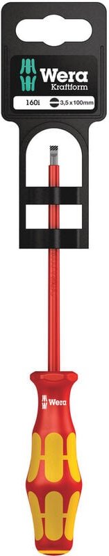 160i vde Schlitz-Schraubendreher Klingenbreite: 3.5 mm - Wera