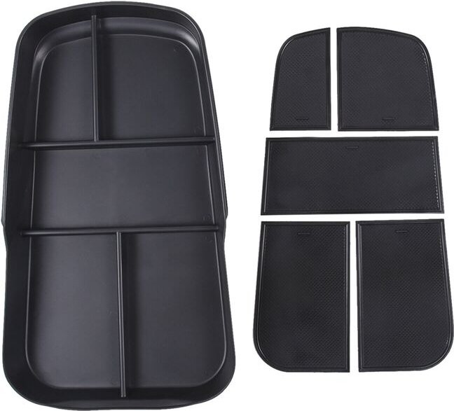 FüR EQE EQS 2023 Car Center Control Under Storage Box Organizer Tray Interior Accessories