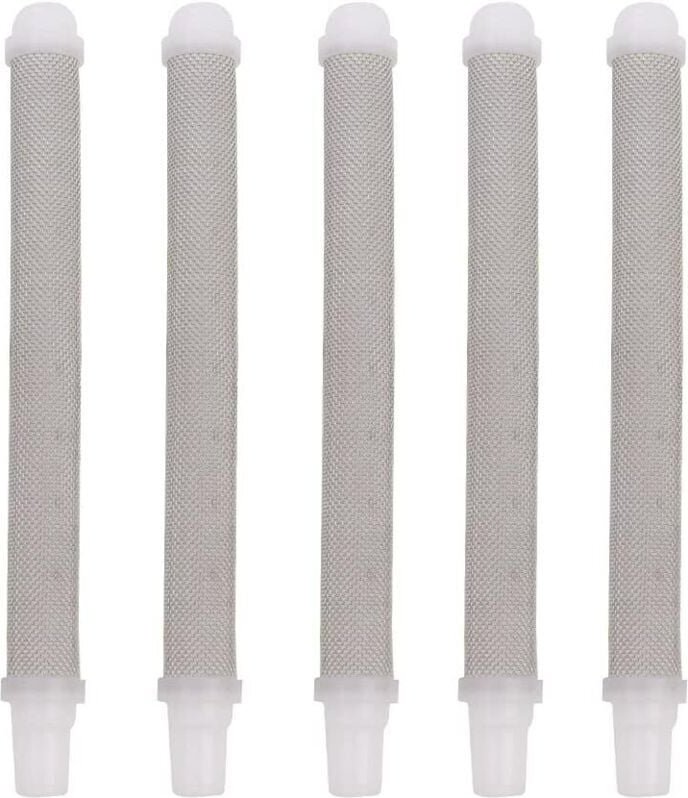 KZQ - 5 Stück Filterelemente für Airless-Spritzpistolen, 50 Mesh, Düsenzubehör für Airless-Spritzpistolen.