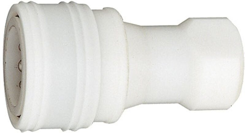 Riegler Hydraulikkupplung beidseitig absperrend, POM, G 1/4 IG, NW 6