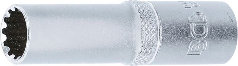Bgs Technic - Steckschlüssel-Einsatz Gear Lock, tief Antrieb Innenvierkant 10 mm (3/8') sw 11 mm