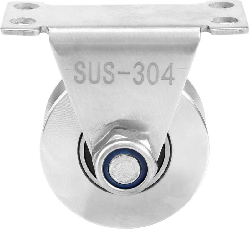 1Pack U-Typ Edelstahl Flaschenzug Stumm Lager Nut Gleitrolle Laufrad