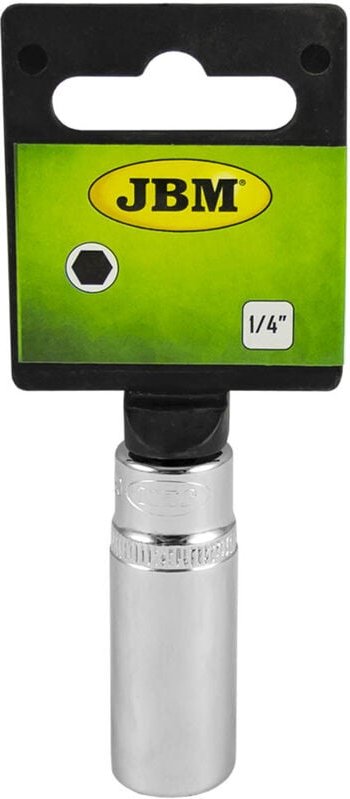 1/4" Innensechskant 50mm lang, 6mm. Chrom JBM13345