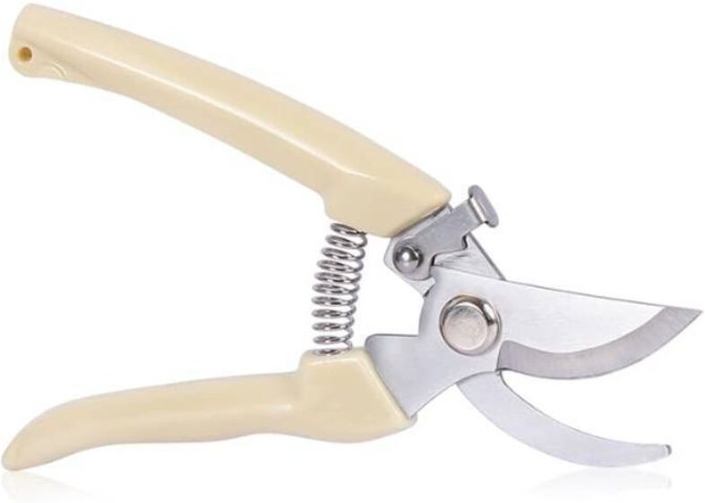 Gartenschere, Gartenschere mit spitzen Ästen, zum Schneiden von Blumen, Beschneiden von Pflanzen, Bonsai-Bäumen und Ernt...