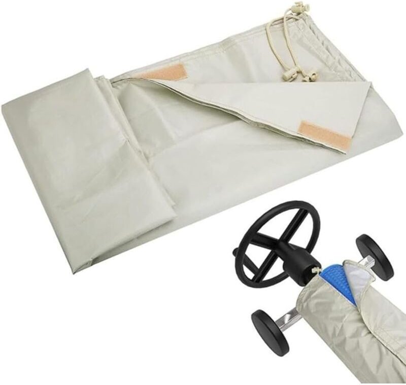 Schutzhülle für Rollo, Sonnenschutz für Schwimmbäder, wasserdichte Abdeckung, Aufbewahrungstasche, Rollenabdeckung, Stof...
