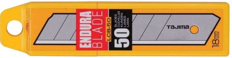 Ersatzklingen Klingen für Cutter 18mm Klinge 50 Stück in Hardcase - Tajima