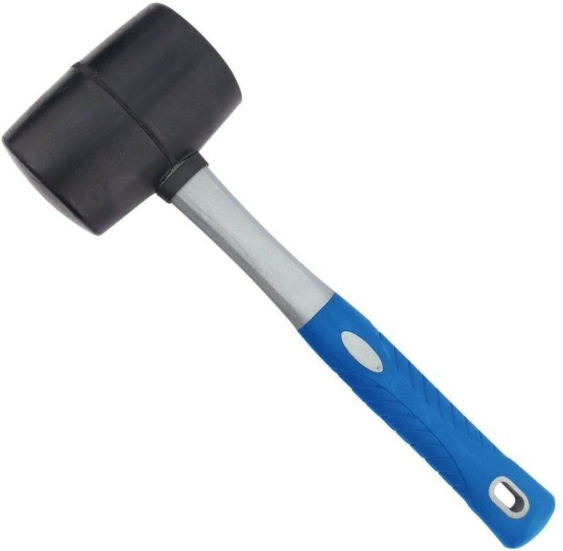 Gummihammer mit Fiberglasgriff 450gr