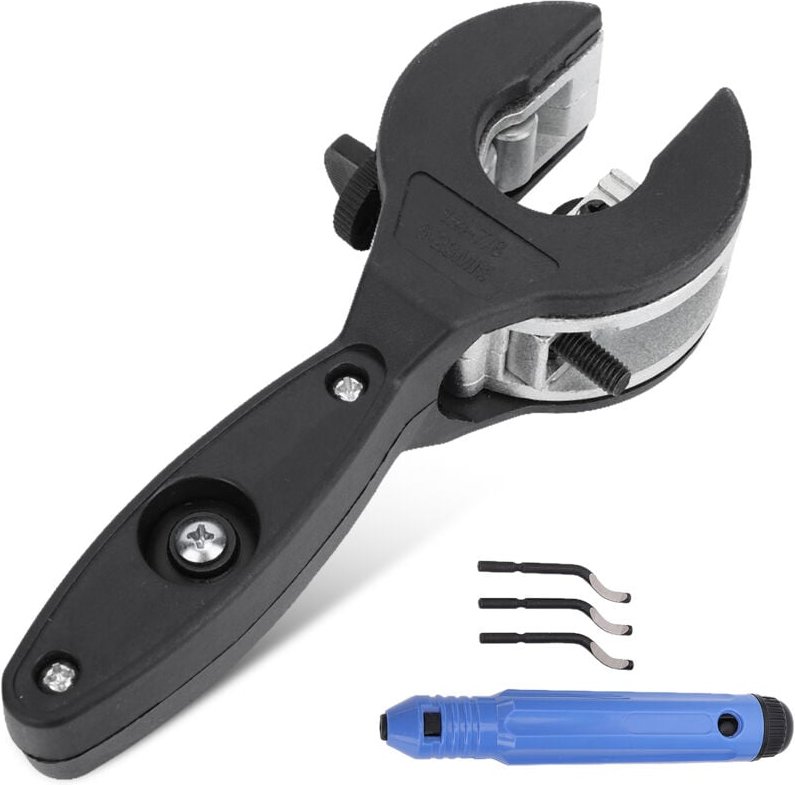 Ej.life - Kupferrohrschneider, Rohrschneider (6–23 mm), robuster Ratschen-Rohrschneider aus Zinklegierung, Kupferrohrsch...