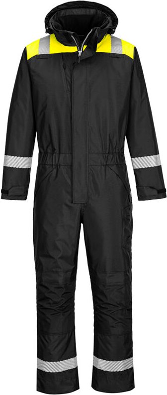 Winterkombination PW3 Schwarz/Gelb L - DE(46-48) - UK(36-38)