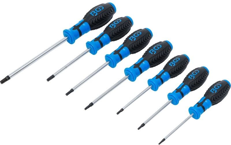 Bgs Technic - Schraubendreher-Satz T-Profil (für Torx) mit Bohrung T10 - T40 7-tlg.