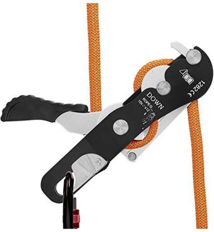Abseilgerät für Outdoor-Klettertouren, selbstbremsendes Abseilgerät, selbstbremsendes Seilabseilgerät, Kletterrettungsau...