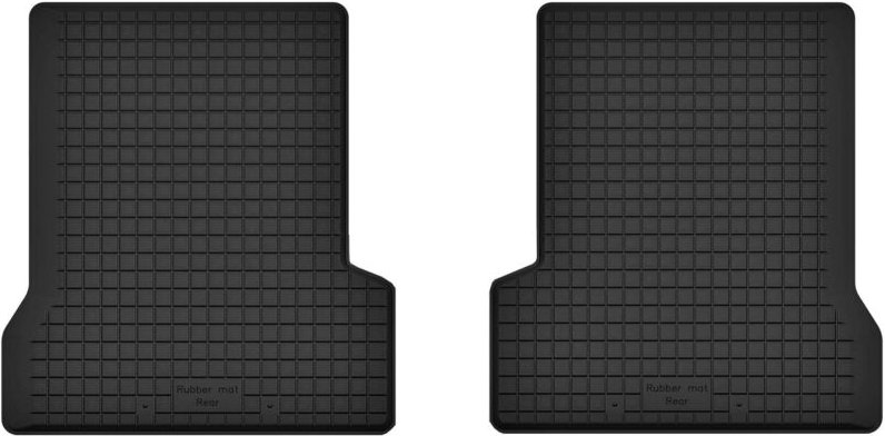 Gummimatten hinten (2 Stück), universell passend: Ford Fiesta MK8 Hatchback (2017-)