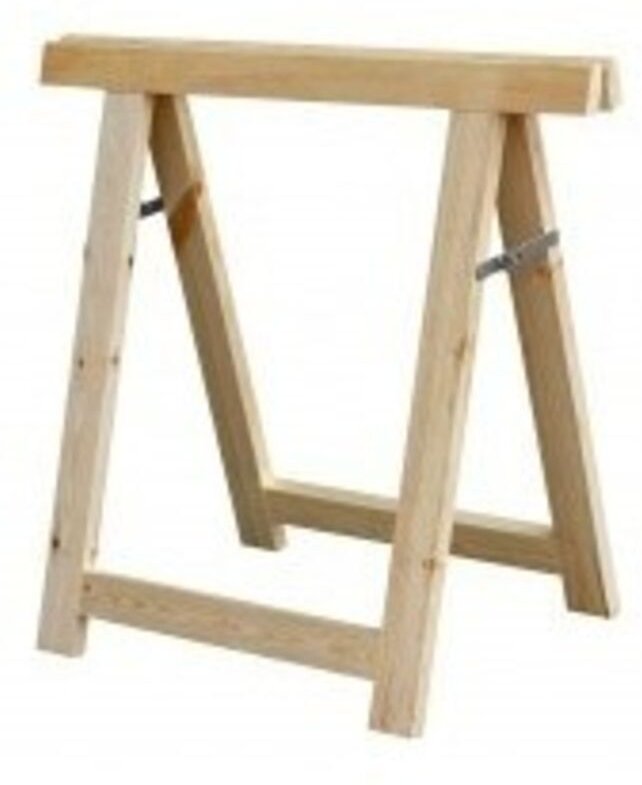 Industrieller Holzständer 80x80 cm - Outifrance