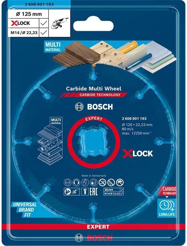 Bosch - Professional x-lock cmw 125x22.23mm expert (2608901193)