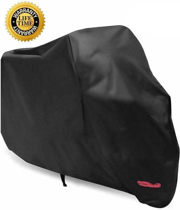 Schutzhülle für Motorrad, Roller und Moped - für Harley-Davidson, Honda, Suzuki, Kawasaki - L (220x95x110 cm)