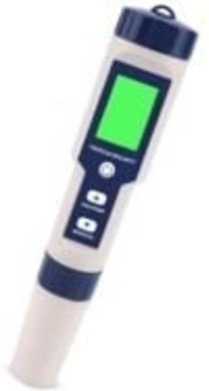 Elektronisches 5-in-1 pH-Meter-Testgerät, misst pH-Wert, TDS, EC-Wert, Salzgehalt und Temperatur, Wasserqualitätstester,...