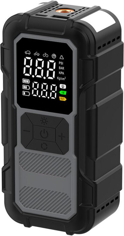 12V-Ladegerät, Booster und Starthilfekabel – Booster-Batterieladegerät – Kompressor – Autobatterieladegerät – 2000 mAh m...