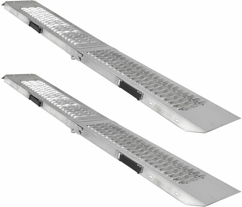Paar von 2 Stahl-Laderampen mit einer Kapazit�t von 250kg/Rampe und einer Gesamtkapazit�t von 500kg