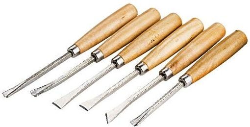 Thumbnail - Drel dłuta do drewna rzeźbiarskie 6szt.