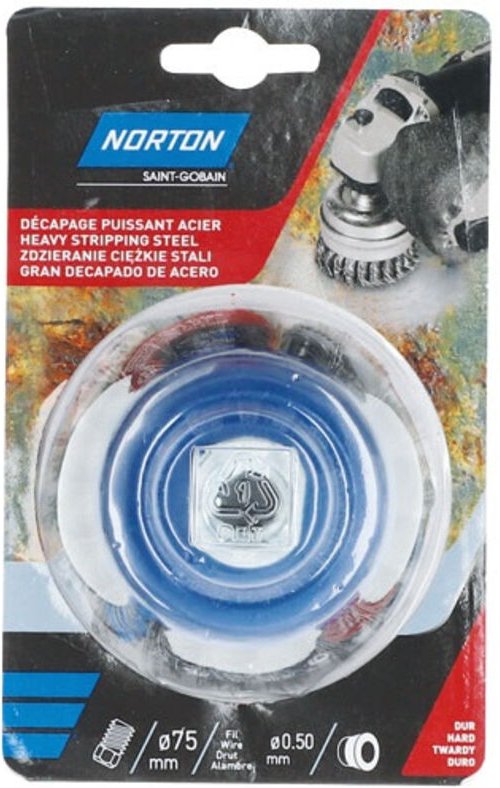 Schleifbürste Schneidspirale Stahl 75 Norton - Norton