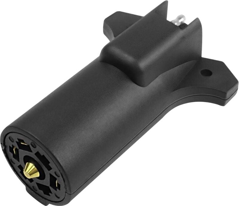 Stück 12 v rv 7-poliger runder auf 5-poliger flacher Anhänger-Verkabelungsadapter, 7-Wege-Klinge auf 5-Wege-Anhängerlich...