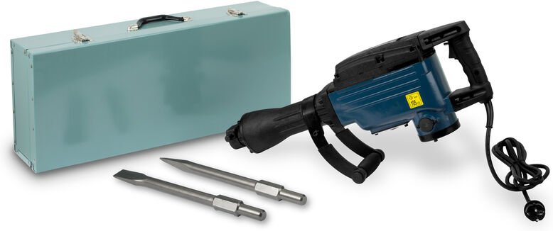 Eberth - Abbruchhammer Stemmhammer Bohrhammer Elektrisch 1600W (1800 Schläge/Min, 36-42 Joule, sds hex Sechskantaufnahme...