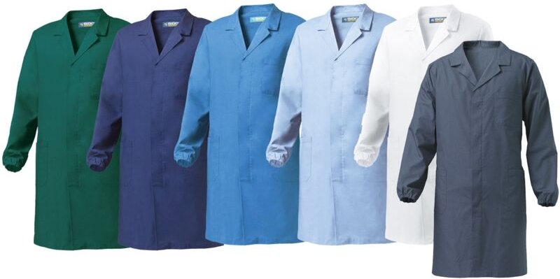 Siggi Capri Herren Arbeitskittel - L - Grau