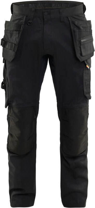 Dehnbarer Arbeitshose 2D 1750 - Schwarz XL - DE(48) - ES(C54) - Kurz