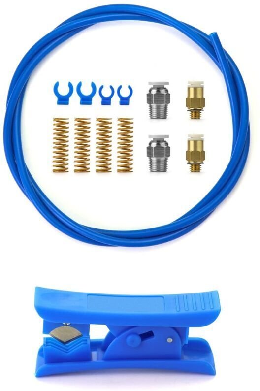 3D-Drucker-Set, PTFE-Schlauch für 1,75-mm-Filament mit pneumatischen Anschlüssen PC4-M6 und PC4-M10 sowie Schlauchschnei...
